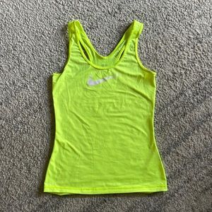 Nike athletic neon top